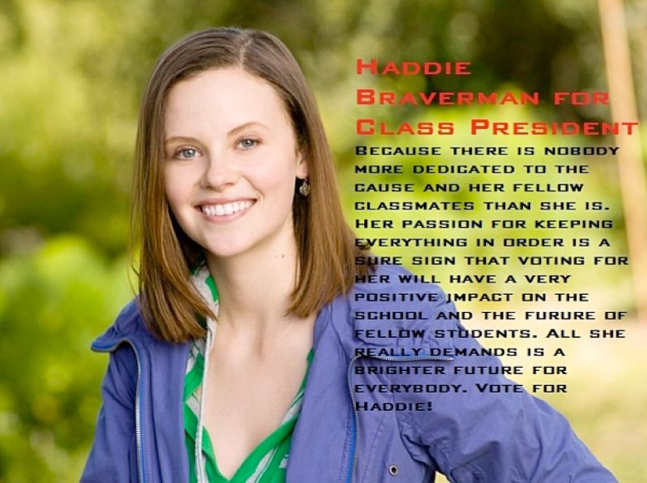 Parenthood Haddie For Class President! Photo 169781